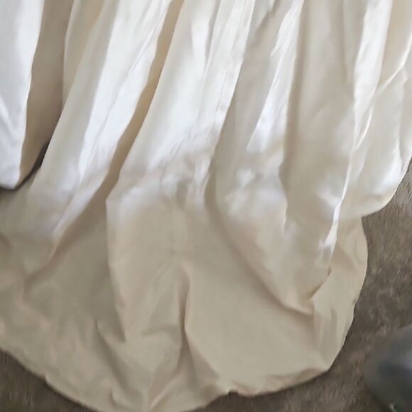 Piccione Ivory Strapless Wedding Gown with Embellished Bodice - Picture 7 of 13